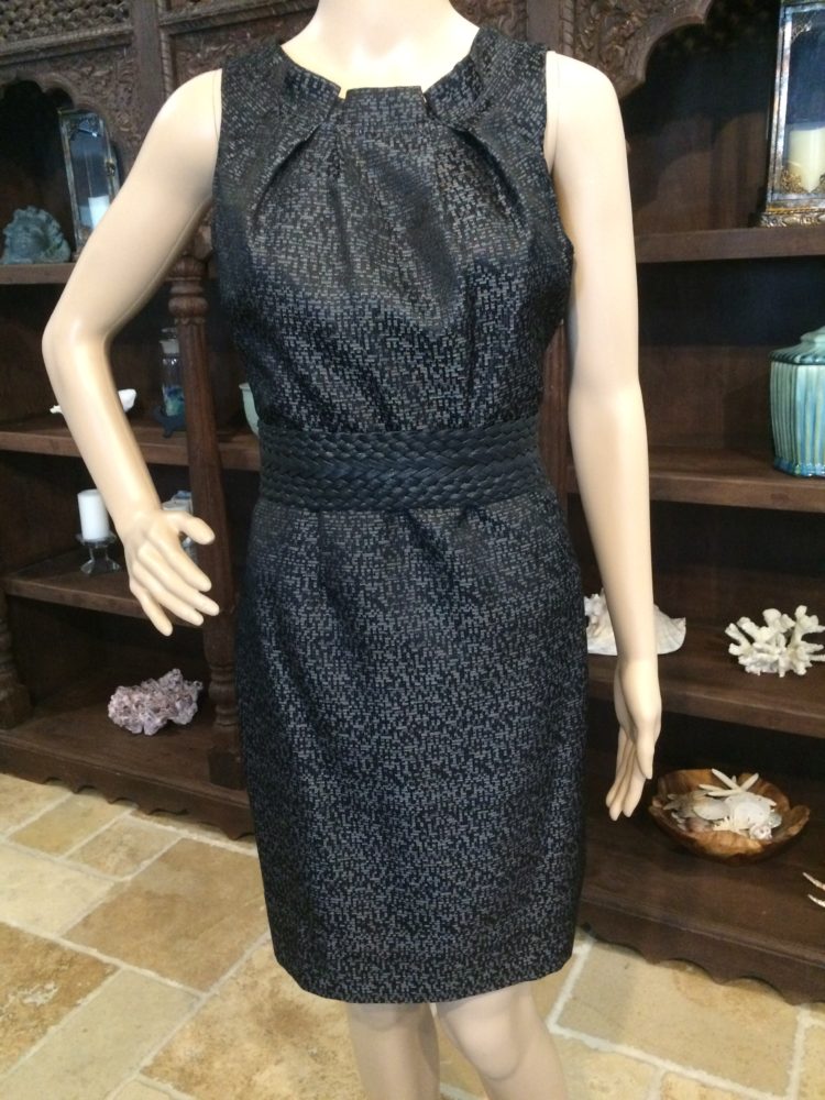 evan picone black dress