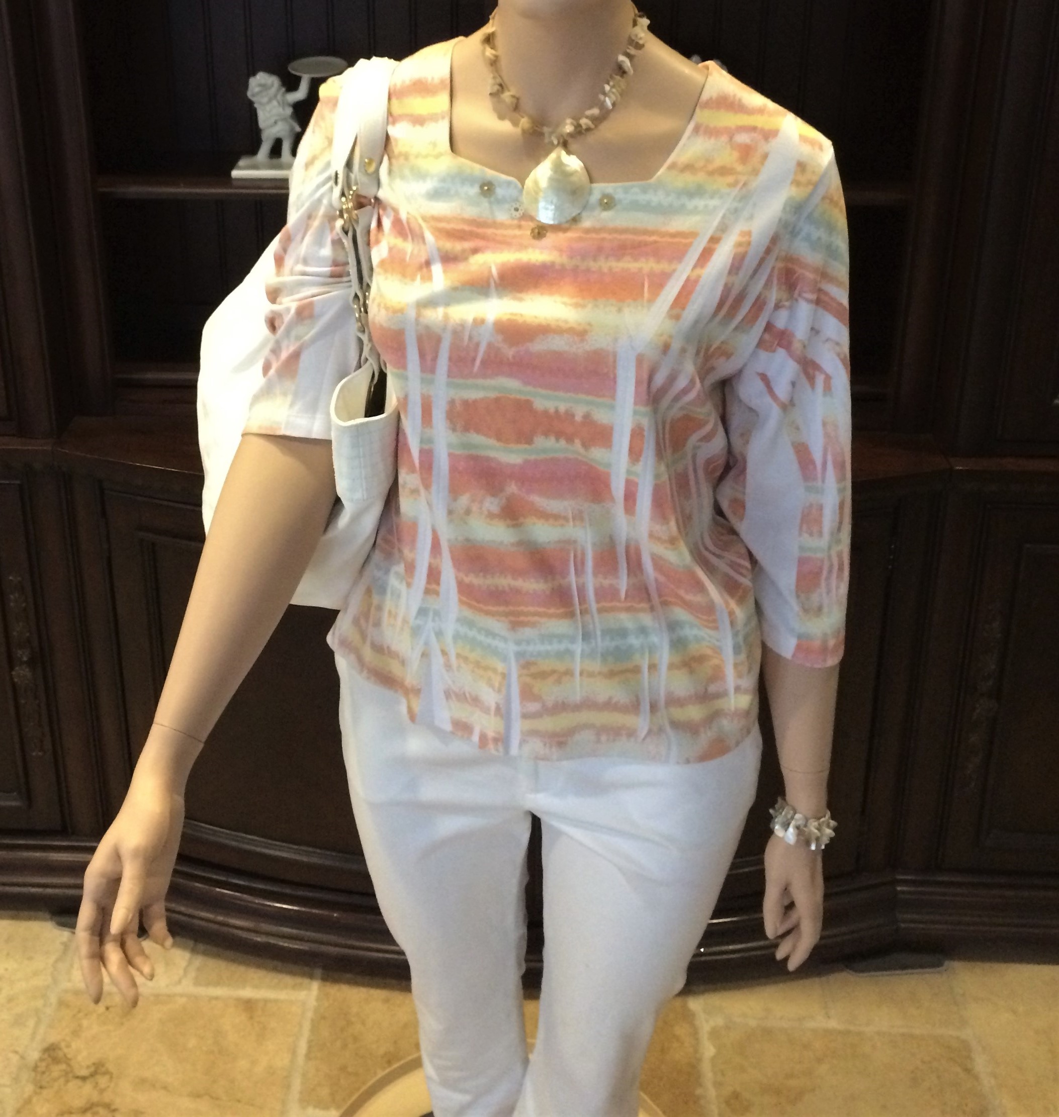 11005 B1SST New Without Tags-Pastel Painted Desert Top by Coral Bay ...