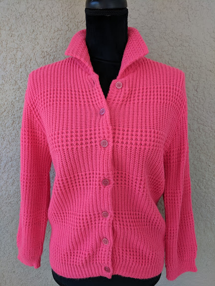 bright pink sweater